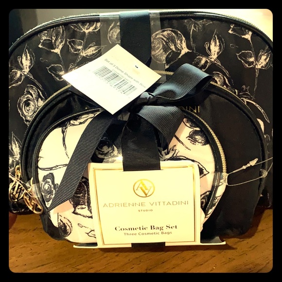 Adrienne Vittadini Cosmetic Bag Set - Picture 1 of 4
